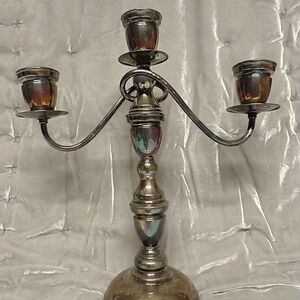 Elegant Vintage Rare Silver .950 Candelabra by MIYATA